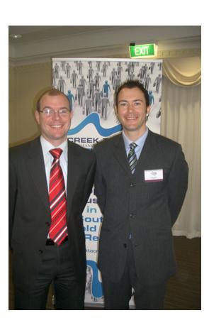 Andrew Fraser MP with Gordon Watson